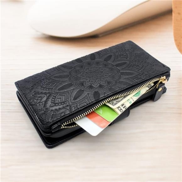 For iPhone 14 Pro Max 6.7in 5G 2022 Durable PU Leather Wallet Case with Strap - Picture 5 of 6
